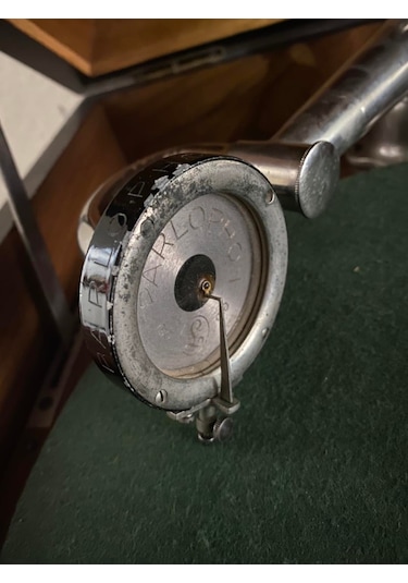 Parlaphone Antika Dolap Gramafon 050 Kurma Kolu Kırık