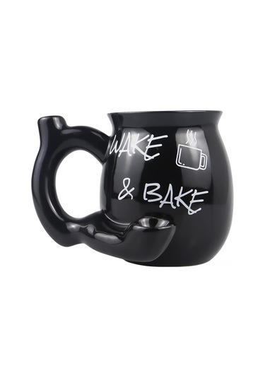 Shineyee 300 Ml Seramik Kahve Fincanı - Ev & Özel Günler İçin, Mikrodalga & Bulaşık Makinesine Uygun, Kolay Tutuş, Hediye Seçeneği Siyah