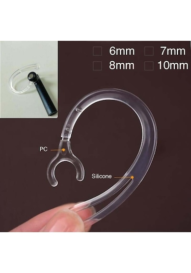 Kulaklık Kulak Kancası Silikon 8 MM