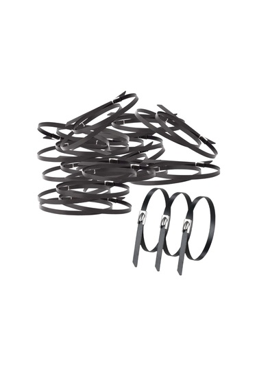 Homyl 100 Adet 304 Paslanmaz Çelik Kablo Bağları Sarma 4.6x100mm