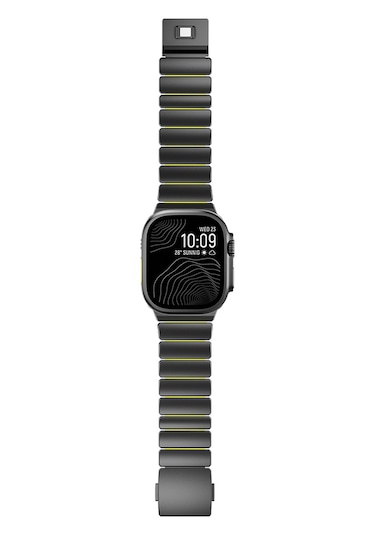 Watch Ultra 49mm Tgco Krd-152 Titanyum Silikon Kordon - Gri-turuncu