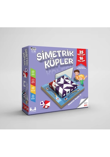 Simetrik Küpler Görsel Beceri Küpleri Simetriyi Keşfet