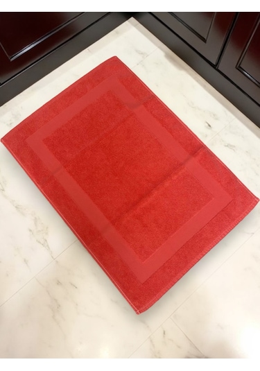 Banyo Ayak Havlusu Yüksek Kalite 50 X 80 Cm Turuncu
