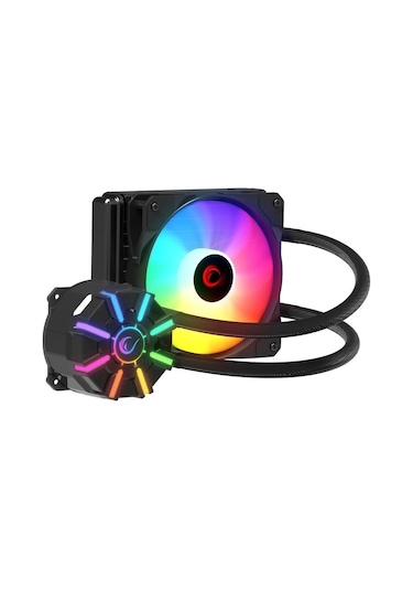 Rampage Helıos C1 Siyah 68cfm 1800rpm Rainbow Amd Am5/ıntel Lga1700 120mm Sıvı Soğutmalı Cpu Fan
