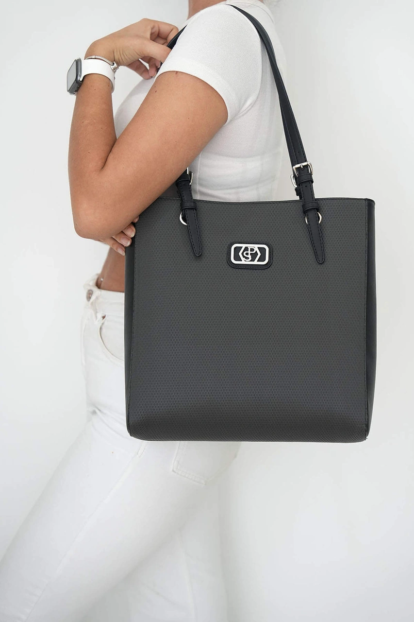 Silver Polo Kadın Omuz Çanta 1096 Antrasit