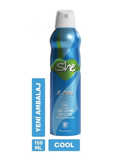She is Cool Kadın Sprey Deodorant 150 ML