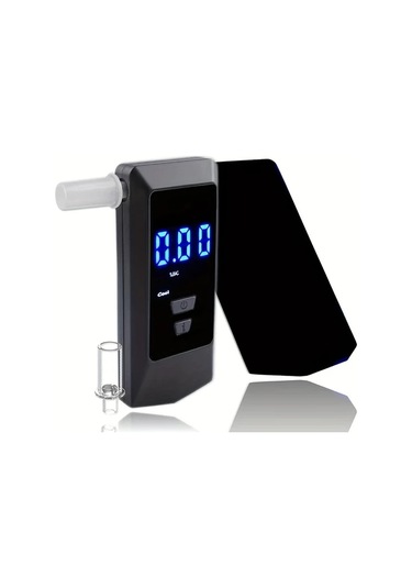 Xuweiwei Aat088 Şarj Edilebilir Dijital Alkolmetre Led Ekran Usb Şarj 8 Yedek Ağızlık Kişisel Ve Profesyonel Kullanım İçin Taşınabilir