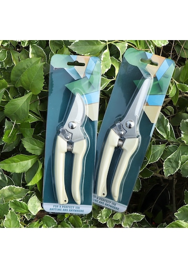 Mufunye Bahçe Bakımı İçin Paslanmaz Çelik Budama Makası - Yumuşak Pp Kollü, Hafif 90g , Çiçek Ve Meyve Ağacı Kesimi Uygun, Yanchang Kaynaklı