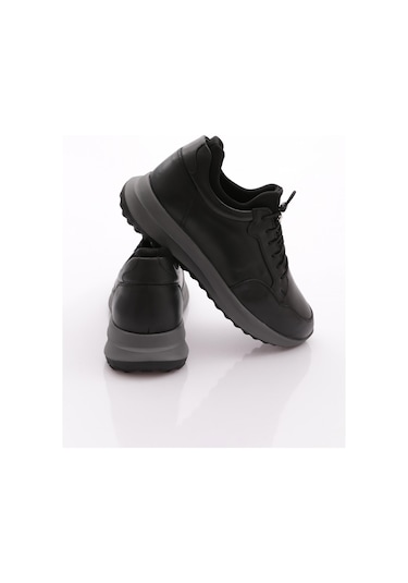 Dgn 1529 Erkek Bağcikli Sneakers Ayakkabi Siyah