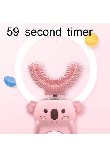 Sones Çocuk Ağız Elektrikli Diş Fırçası U Şeklinde Sonic Akıllı Elektrikli Diş Fırçası Mavi