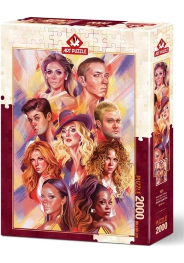 Dünya Müzik Starları 2000 Parça Puzzle Art5474