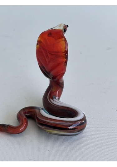 El Yapımı Murano Cam Yılan Biblo A74-02