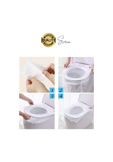 50 Adet Pratik Hijyenik Tek Kullanımlık Klozet Kapağı Pedi Örtüsü Yeni Sezon Koruyucu Kirletmez Çok Renkli