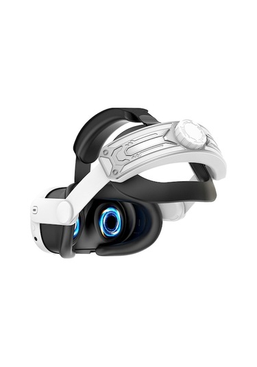 Meta Quest 3 İçin Ayarlanabilir Düğmeli Yedek Kafa Bandı Vr Kulaklık Aksesuarları - Gümüş Gümüş