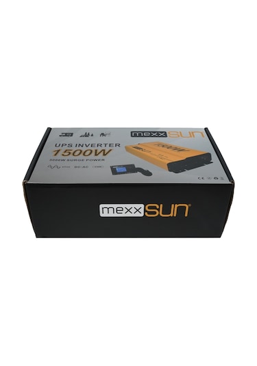 Mexxsun 12V 1500W Tam Sinüs UPS (Remote Ekran) İnverter