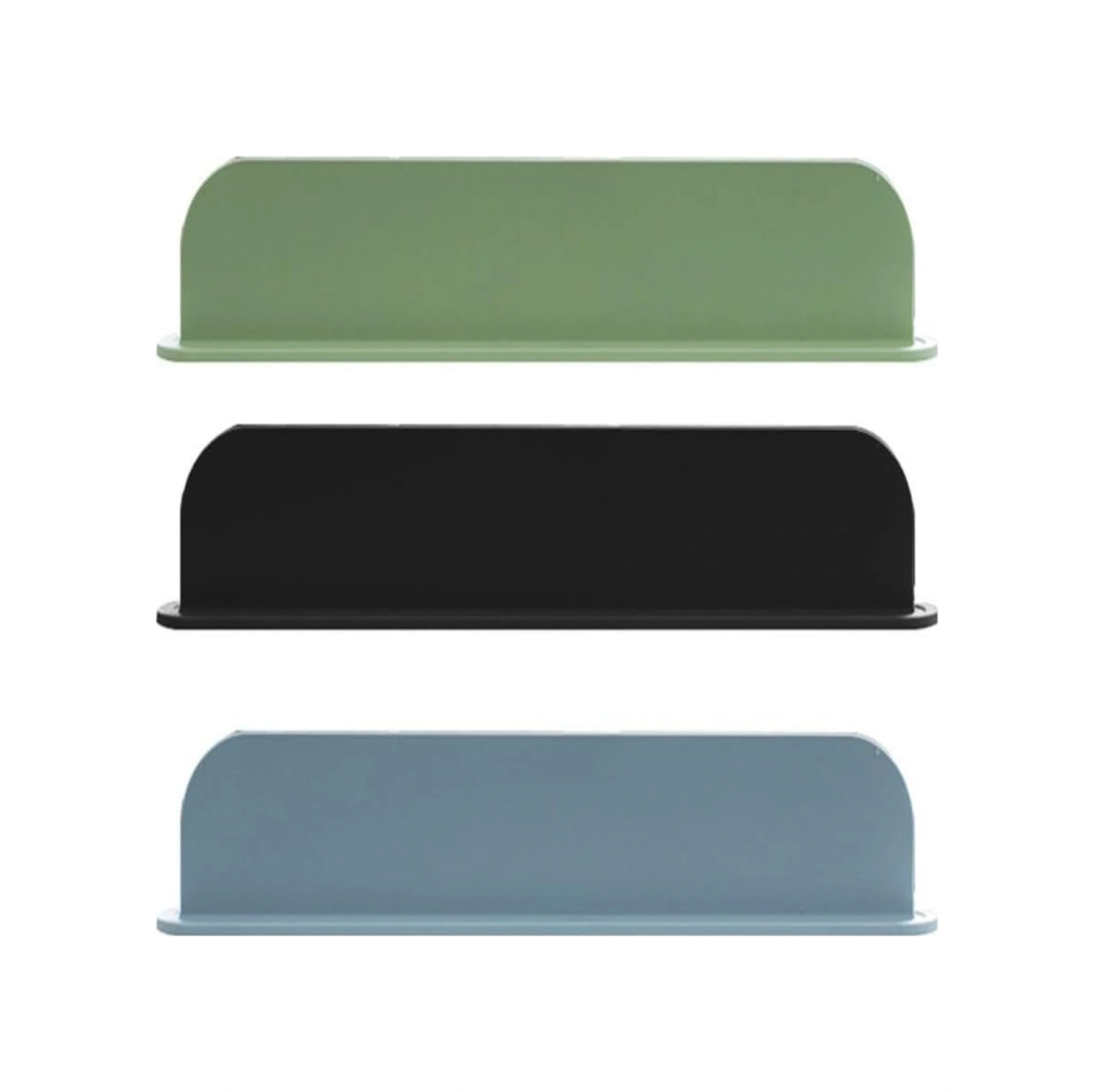 Youtek Yeşil Silikon Lavabo Su Spreyi Engelleyici, Mutfak/banyo Su Engeli, Dayanıklı, 49x5x8.5 Cm, Yıkama Makinesine Uygun, Kolay Temizlenir Yeşil