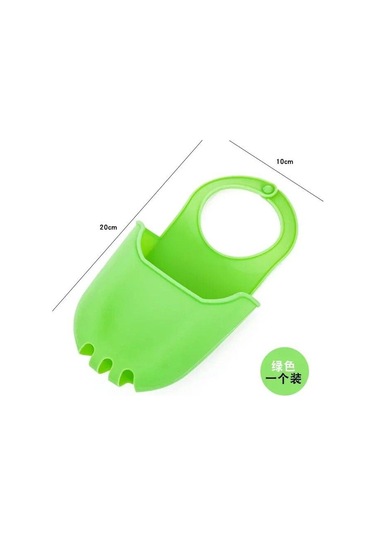 Yeşil Lavabo Drenaj Raf Mutfak Depolama Sepeti Raf Asmak Lavabo Çanta Sünger Tutucu Sabunluk Damlalıklı Ev Organizatör Mutfak Aksesuarları