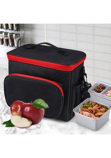 Piknik Çantası, Yalıtımlı Öğle Yemeği Çantası, Soğutucu Çanta Öğle Yemeği/iş/okul/piknik İçin Soğutucu Çanta Yemek Çantası, Mavi - 10l, Güneşli Diğer