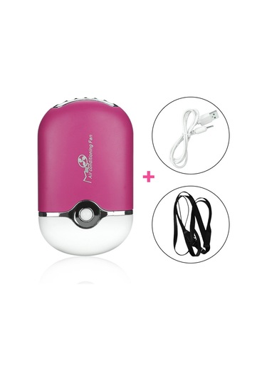 Shineyee Usb Şarjlı Taşınabilir Mini Klima Fan - Kirpik Uzatma & Seyahat İçin Serinletici Hava Üfleyici