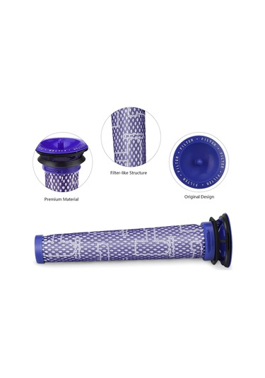 V8/v7 İçin Filtre,  V İçin Yıkanabilir Yedek Filtreler