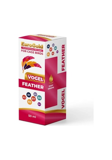 Eurogold Vogel Feather Damla Kuşlar İçin Tüy Sağlığı ve Oluşumu 50 ML