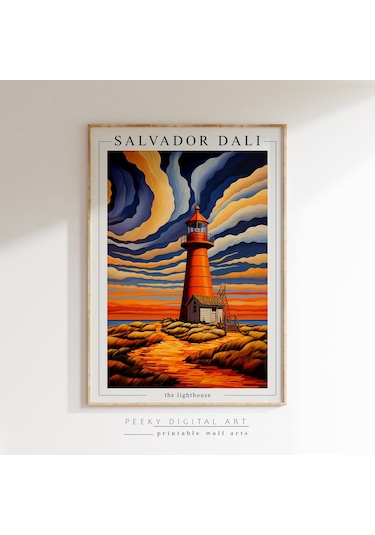 Salvador Dali Deniz Feneri Posteri, Dali Posteri, Dali