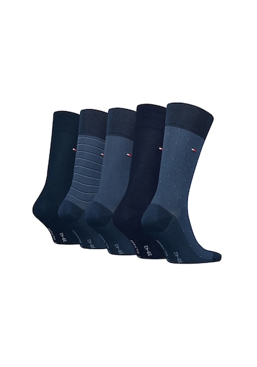 Tommy Hilfiger Tommy Hılfıger Erkek 5'li Çorap 701224442-001 701224442-001 Çok Renkli