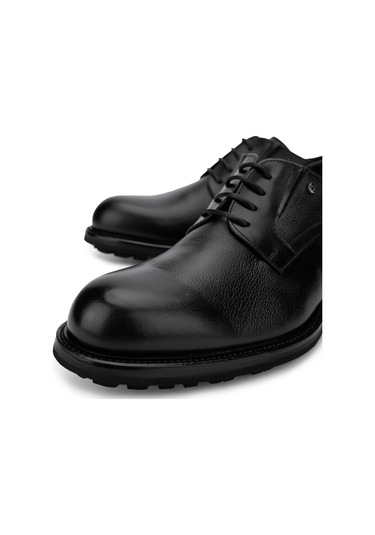 Mario Bruni Erkek Hakiki Deri Siyah Klasik Ayakkabı 1024 64428 Erk Ayk Sk24-25 Black Siyah