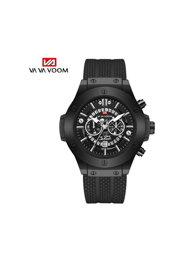 Skycity Kuvars Kol Saati - İthal Hareket, Derin Su Geçirmezlik, Işıklandırmalı, Çizik Dayanıklı Cam, Gövde Açık Tasarım Siyah