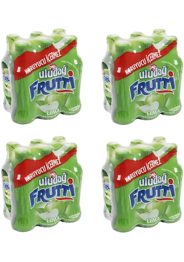 Uludağ Frutti Elma Aromalı Maden Suyu 200 Ml X 24 Adet