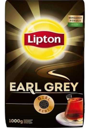 Lipton Earl Grey Bergamot Aromalı Siyah Dökme Çay 1 KG