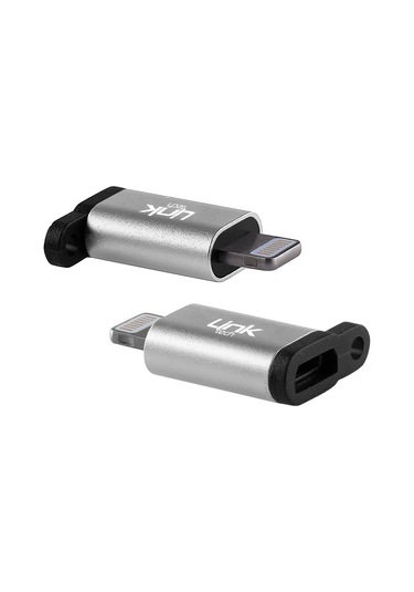 Linktech O189 Micro Usb To Lightning Dönüştürücü Metal Adaptör -