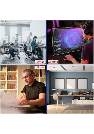 Oyuncu Mouse Pad'i, Dikişli Kenarlı 900x400x3mm Ekstra Büyük Mouse Pad, Büyük Ağır Kalın Rahat Katlanabilir Yıkanabilir Mat