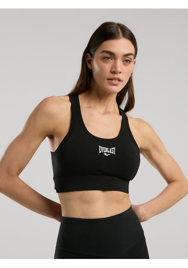 Everlast Ever Essentials Siyah Kadın Pamuk Sporcu Sütyeni Siyah