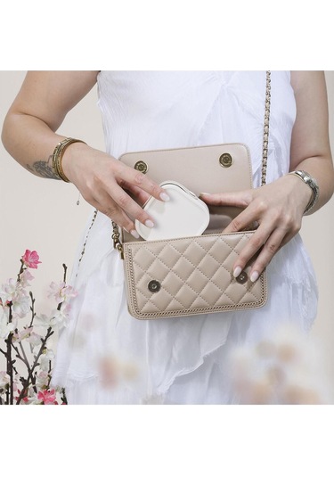 Origa Seyahat Boy Aynalı Takı Organizer Kutusu Mücevher Aksesuar Çantası Yüzük Küpe Düzenleyici