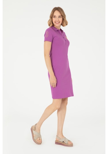 U.s. Polo Assn. Kadın Mor Elbise Örme 50280069-vr038 Mor