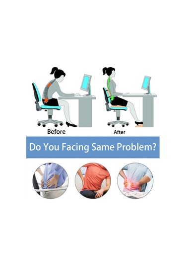 Oturma Minderi Bel Yastığı Bel Destek Yastığı Ortopedik Yastık