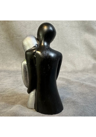 Uretti - Hülya 6683 El Yapımı Dekoratif Sarılmış Çift Biblo 1 Adet