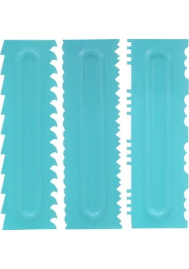 Talos Fondan Spatula Pasta Taraklar Kek Dekorasyon Kazıyıcı Pişirme Kalıp Aksesuarları 05