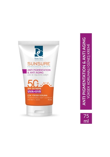 Dermo Clean Sunsure Lekeli Cilt Güneş Kremi SPF50+ 75 ML