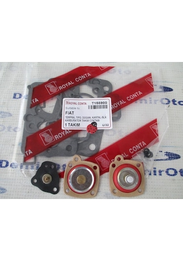 T155900 Karbüratör Conta Takimi Ve Diyafram Seti Dogan Slx-Tempra 450376265