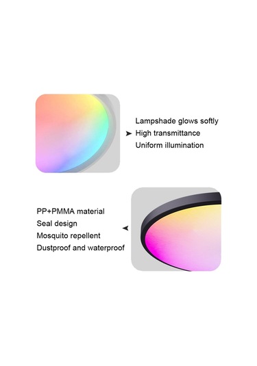 Sones Rgbcw Akıllı Graffiti Uygulaması Sesli Tavan Işığı, Gerilim: Ab Standardı 220v-240v
