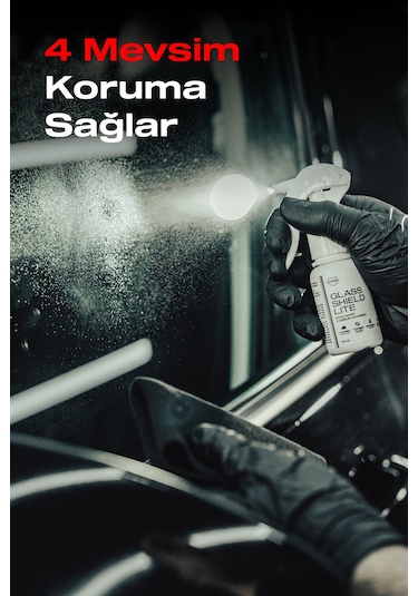 Nasiol Glasshield Lite Nano Yağmur Kaydırıcı Cam Yüzey Seramik Kaplama Spreyi 1 Yıl Dayanım 50 ML