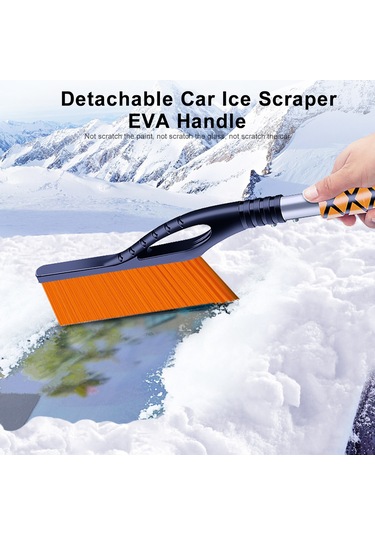 Jeehugo Mavi Araba Kar Ve Buz Kazıcı - Çalıklı Fonksiyonlu, Eva Sponge Kolu, Abs Ve Pvc Malzeme