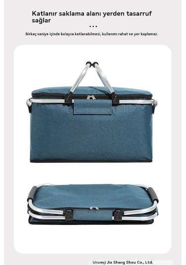 Eternal Luck Büyük Kapasite Termal Ve Soğukluk Taşınabilir Depolama Bölmesi - Siyah 001 Siyah