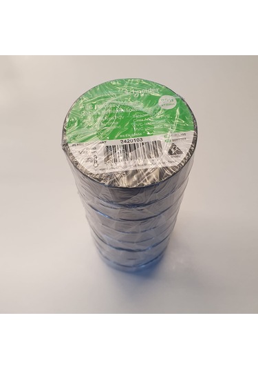 Schneider Thorsman 2420103 İzole Bant 8'li 19 MM x 20 M Siyah