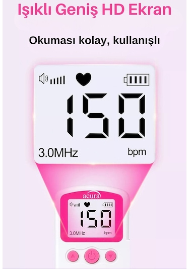 Acura AC-4040 Fetal Doppler Nabız Dinleme Cihazı