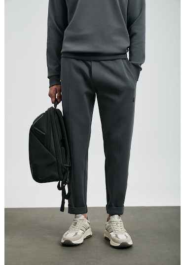 Lufian Erkek Rex Eşofman Altı 112050075 Koyu Gri Koyu Gri