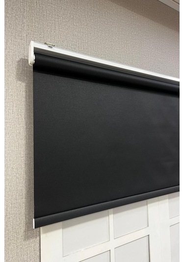 Stor Perde İthal Mat Polyester Siyah Siyah