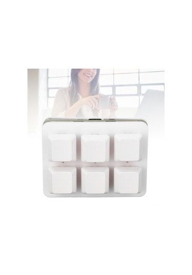 Xindoker 6 Tuşlu Programlanabilir Mekanik Klavye, Rgb Işıklı, Kısayol Ve Makro Tanımlama, Usb Kablolu Kırmızı Switch, Tasarım Ve Oyun İçin